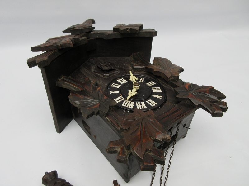 昭和レトロ 御研機器 ミケン 鳩時計 CUCKOO 分銅 重錘式 ハト時計 